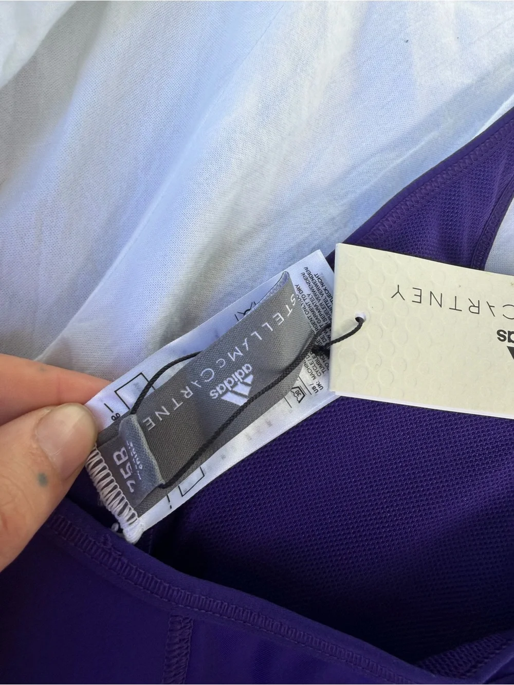 Stella McCartney Purple Sports Bra